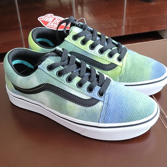 Vans Shoes - Vans Comfycush Old Skool (Blotched) Multi/Black
